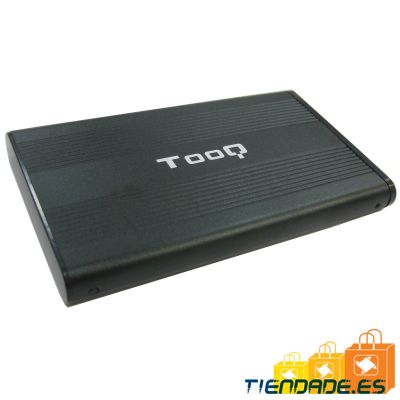 TooQ TQE-2510B caja HD 2.5" SATA USB 2.0 Negra