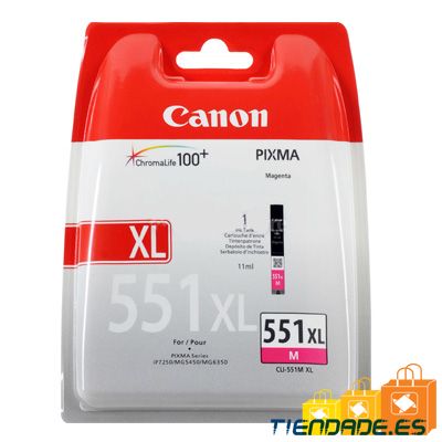 Canon Cartucho CLI-551M XL Magenta