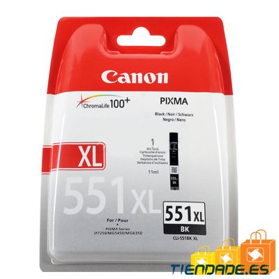 Canon Cartucho CLI-551BK XL Negro