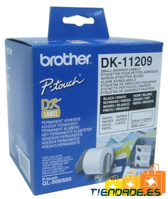 Brother Etiquetas DK11209 Direccin 29x69 mm 800 u
