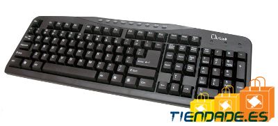 L-Link Teclado Multimedia usb Negro