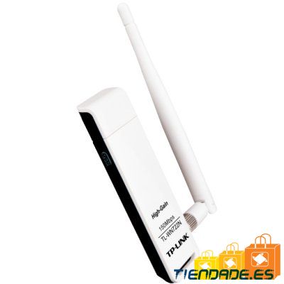 TP-LINK TL-WN722N Tarjeta Red WiFi N150 USB