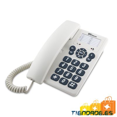 SPC 3602B Telefono ORIGINAL 3M ML LCD Blanco