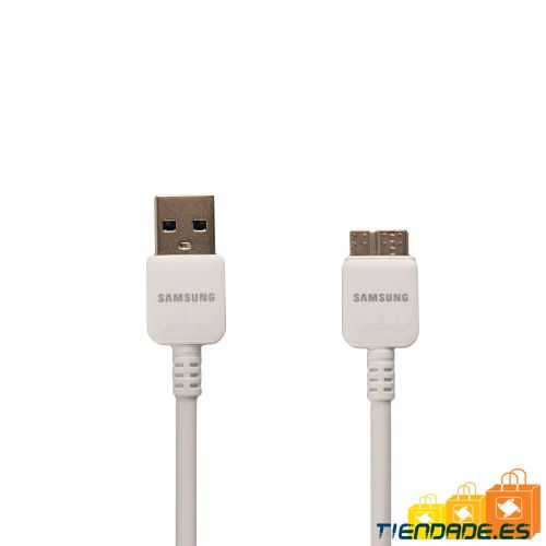 Cable usb 3.0 a micro B Samsung ET-DQ11Y1WE blanco 145 cmts