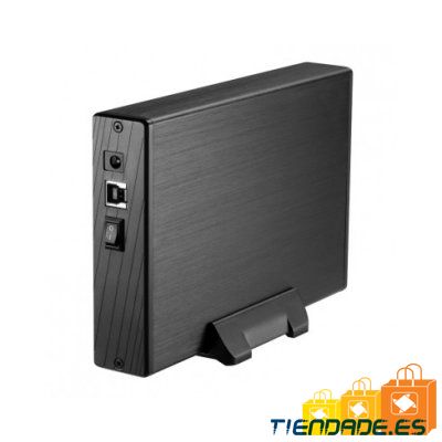TooQ TQE-3527B caja HDD 3.5" SATA3 USB 3.0 Negra