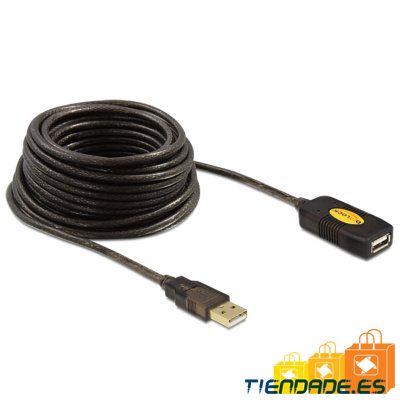 Delock Cable prolongador USB 2.0 10 metros