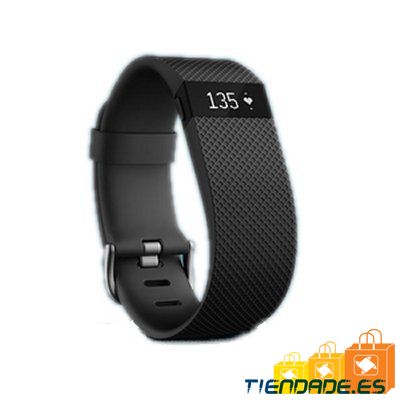 Fitbit Fb405Bks Charge Hr Pulsera actividad Ts Neg