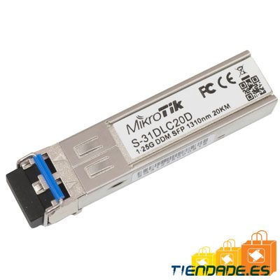 MikroTik S-31DLC20D Modulo SFP Mono Modo 20Km