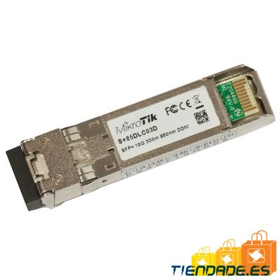 MikroTik S+85DLC03D Modulo SFP+ Multi Modo 300m