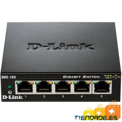 D-Link DGS-105 Switch 5xGB Metal