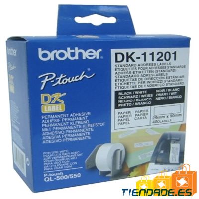 Brother Etiquetas DK11201 Direccin 29x90mm QL550
