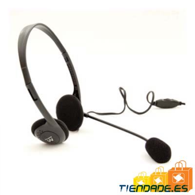 EWENT EW3563 Auriculares+ Micrfono Streo