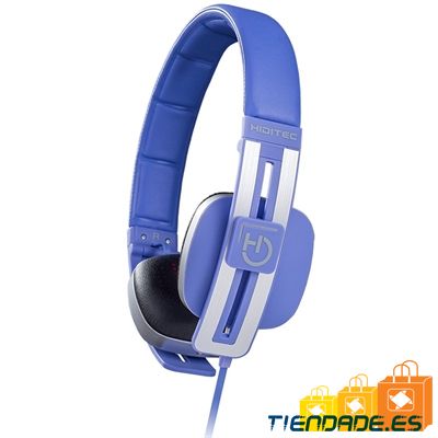 Hiditec Auricular+Mic WHP010003 Wave Azul