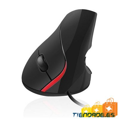 EWENT EW3156 Raton Ergonmico USB Negro