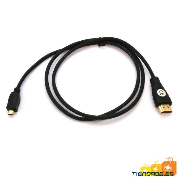 Cable hdmi alta velocidad HDMI a micro HDMI cable con Ethernet (1 metro) OD4.0