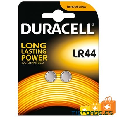 Duracell Pila Botn Alcalina LR44 1,5V Blister*2