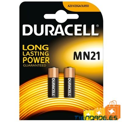 Duracell Pila Alcalina MN21 LR23A 12V Blister*2