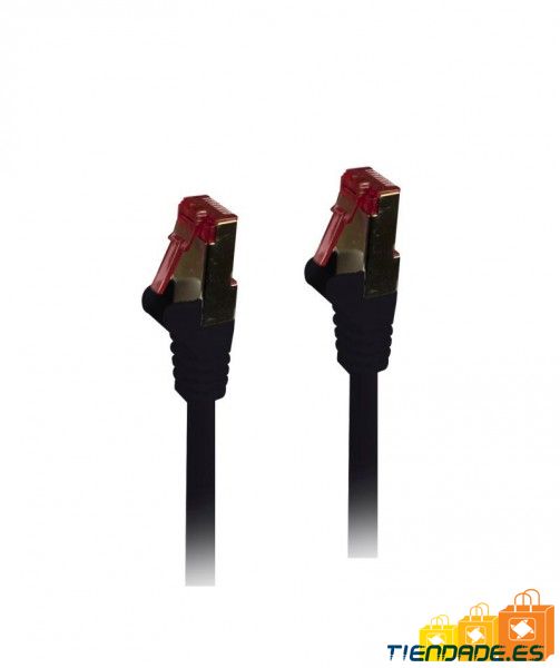 Synergy 21 S216921 Latig. CAT6 S-STP negro, Cable de red de 5m-127974