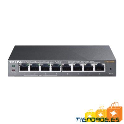 TP-LINK TL-SG108PE Switch 8xGB 4xGB PoE