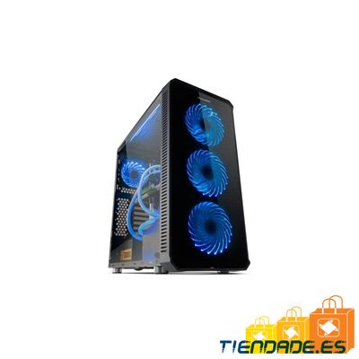 Nox Caja Semitorre E-ATX  HUMMER TGX RGB Cristal T