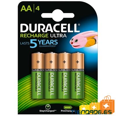 Duracell Pila Recargable HR6 AA 2500mAh Blister*4