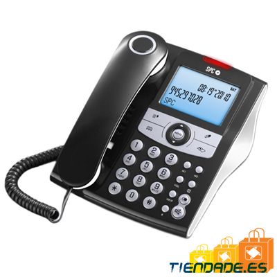 SPC 3804N Telefono ELEGANCE ID 70M ML ID LCD Negro